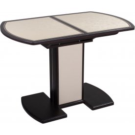 Стол Чинзано ПО венге / 12 D-2 / ножка 05 венге/крем