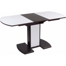 Стол Чинзано ПО венге / белый / ножка 05 венге/белый