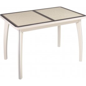 Стол Чинзано ПР-1 молочный дуб / 12 D-2 / ножка 07 крем