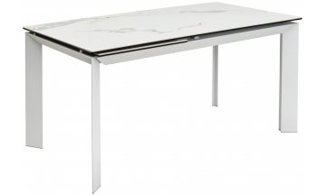Стеклянный стол Cremona 140 high gloss statuario