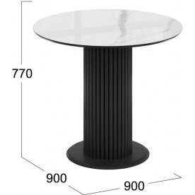 Стеклянный стол Айрис Тип 1