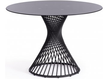 Стеклянный стол Bertoia mod. gt21 110х110х75