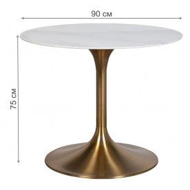 Стеклянный стол GY-80168 90х90х75