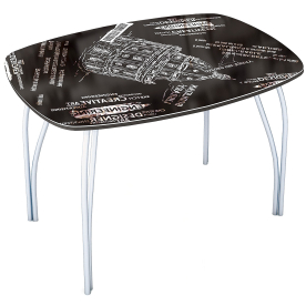 Стеклянный стол Лотос 1000 х 600