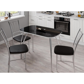 Стеклянный стол Лотос 1100 х 700