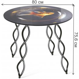 Стеклянный стол Sheffilton SHT-TU17/TT32 80