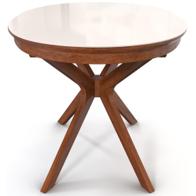 Стеклянный стол Сильвер 120/80-ОВС