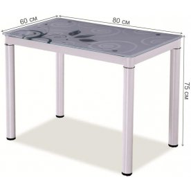 Стеклянный стол Damar