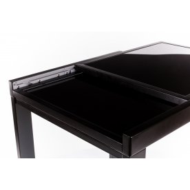 Стол 1107 черное стекло