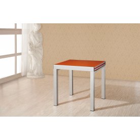 Стол МТ 4001 оранжевое стекло