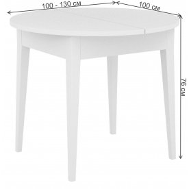 Стеклянный стол DikLine MR100