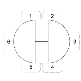 Стеклянный стол 1000 C