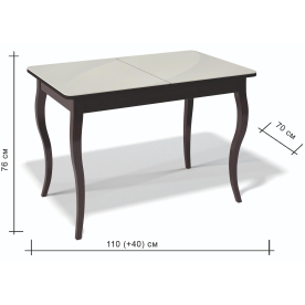Стеклянный стол 1100 C