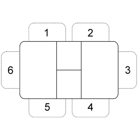 Стеклянный стол 900 C