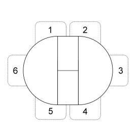 Стеклянный стол 1000 M