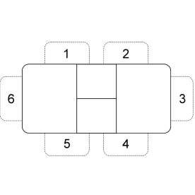 Стеклянный стол 1100 M