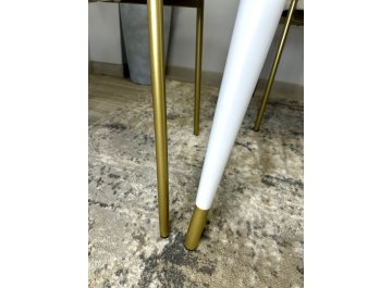 Обеденный стол KENNER 900K белый/стекло белое глянец