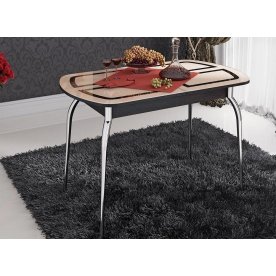 Стол Милан СМ-203.23.01 бежевый / венге цаво