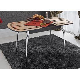 Стол Милан СМ-203.23.01 бежевый / венге цаво