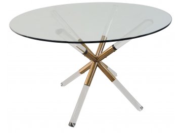 Обеденный стол Крит прозрачный