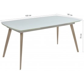 Стеклянный стол Eliot