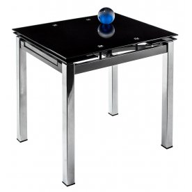 Стол раскладной Kvadro 80 черный