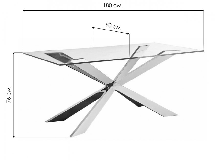 Стол T088 (длина 180 см)