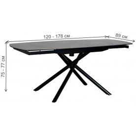 Стол 83MC-1957DT BL