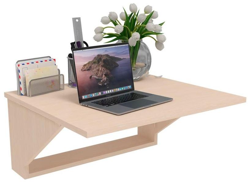 Откидной стол навесной СО1 дуб молочный