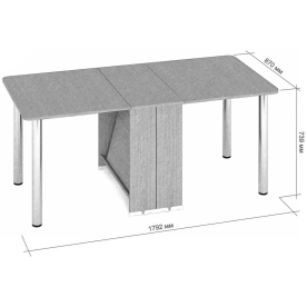 Стол-книжка СКР-16-Р 2300