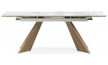 Керамический стол Ливи 140(200)х80х78 carla larkin / дуб монтана