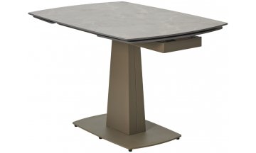 Керамический стол Balde 120 matt latte stone solid ceramic / taupe