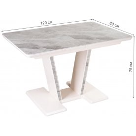 Стол на тумбе Блюз ПР-1 КРМ 86 КГ 03-1 КГ/86