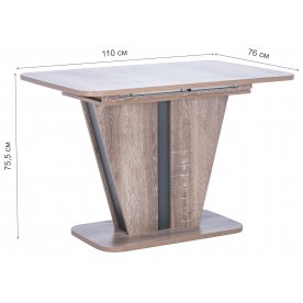 Стол на тумбе 80.528 Leset Бари