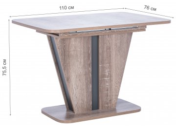 Стол на тумбе 80.528 Leset Бари