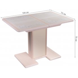 Стол на тумбе Каппа ПР ВП МД 05 МД / КР пл 42