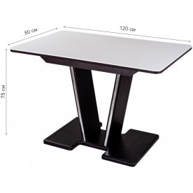 Стол на тумбе Румба ПР-1 КМ 04 ВН 03-1 ВН