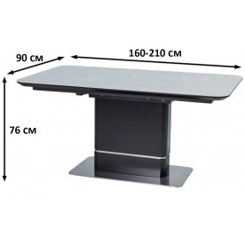 Керамический стол Pallas 160
