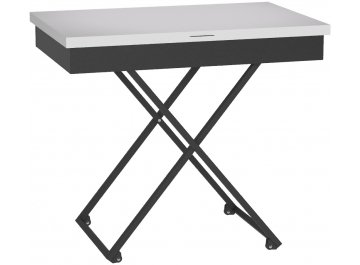 Обеденный стол Андрэ Loft белый / черный