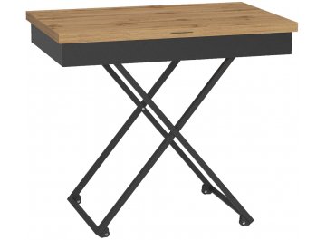 Обеденный стол Андрэ Loft белый / черный