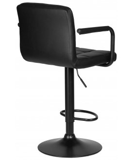 Стул барный Kruger arm black черный