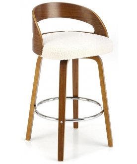 Барное кресло Halmar H-110 орех / кремовый