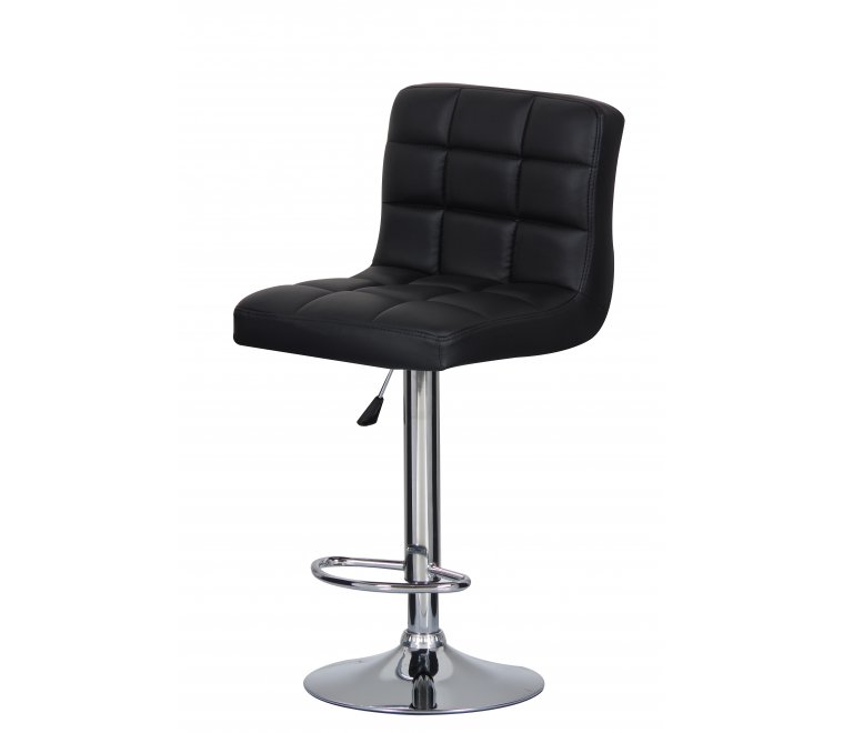 Барный стул Kruger T-808H-1 black leather