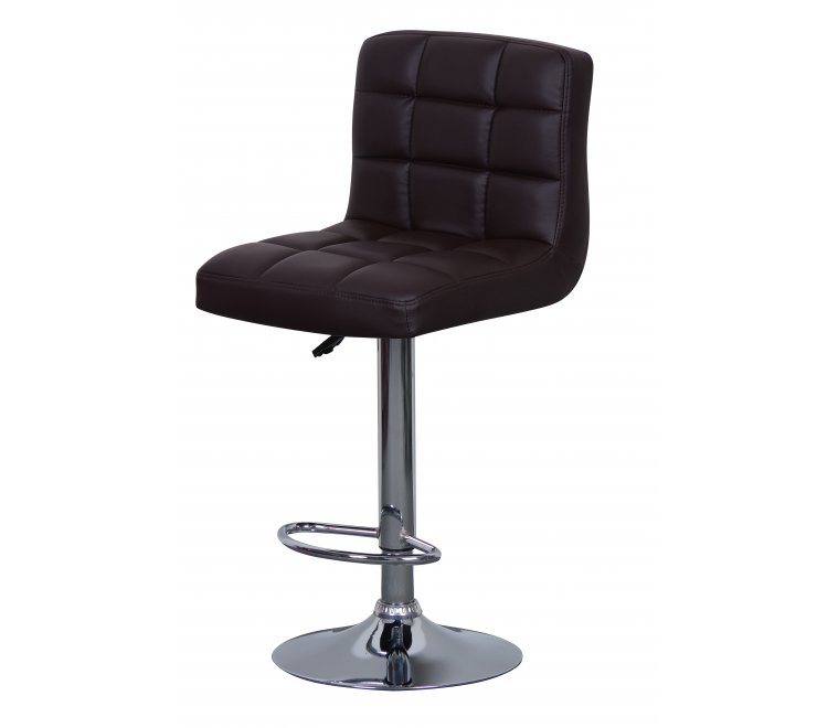 Барный стул Kruger T-808H-1 brown leather