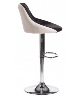 Барное кресло Messy mod. KY704C хром / черный / белый