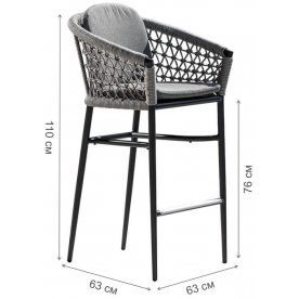 Барный стул Муза 39AR-STUL-288 ANTR