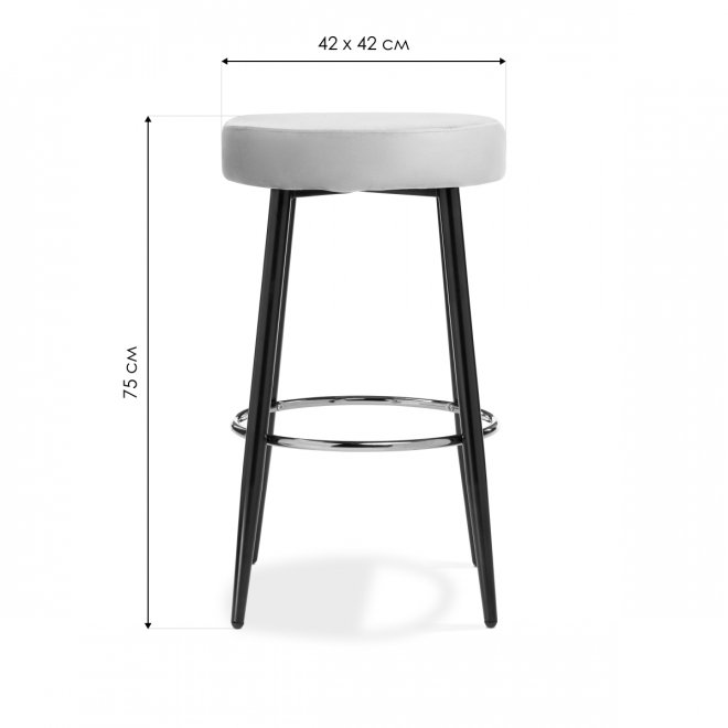 Барный стул Plato 1 khaki