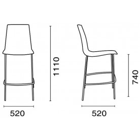 Барный стул PP/xtremebslpro/69-102