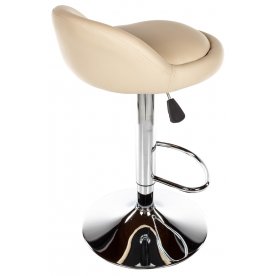 Барный стул Round бежевый