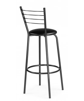 Барный стул Sadov черный / светлый мусс